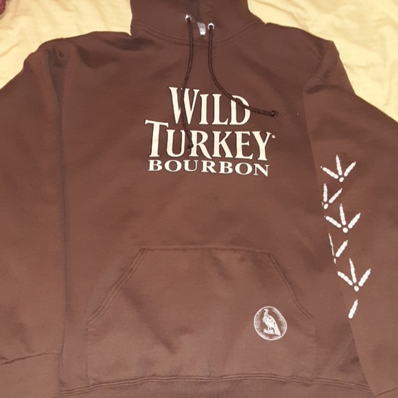 Wild Turkey Bourbon Brown Hoodie Xxl 